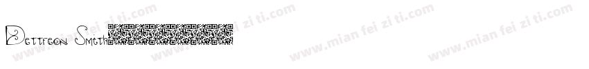 Dettreon Smith字体转换